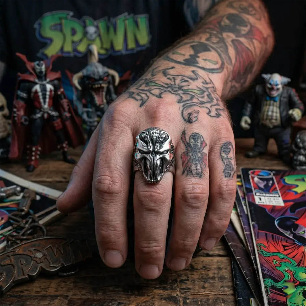 Spawn Ring in 925 sterling silver view 6