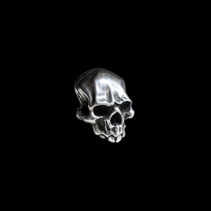 Silver Skull Earrings by MENSSKULL as 925 silver earrings for men