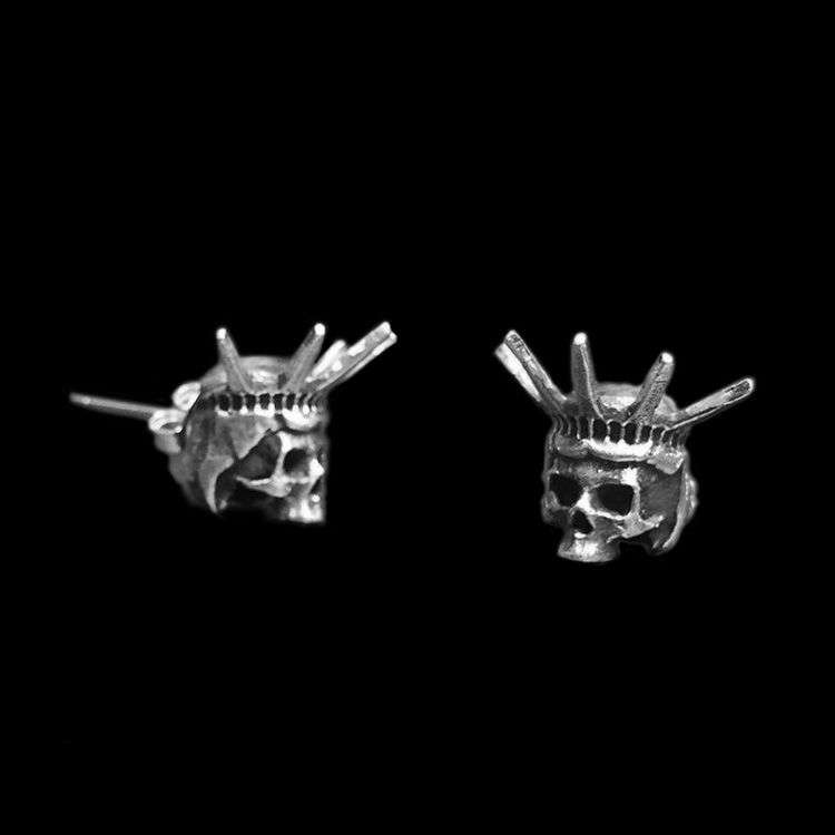 Statue of Liberty Earrings by MENSSKULL as 925 silver earrings for men