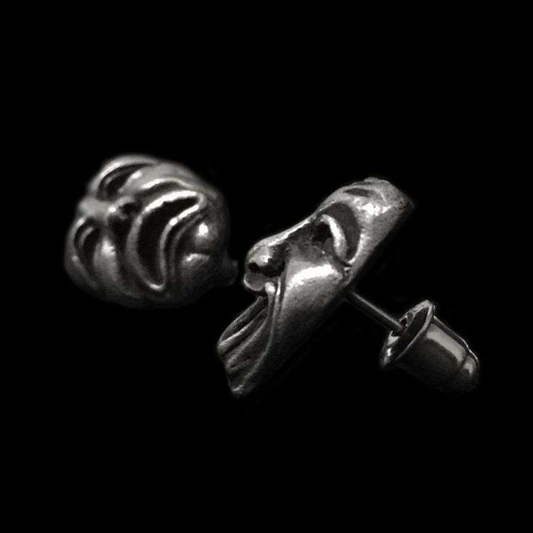 Cry and smile Silver earring FCS9