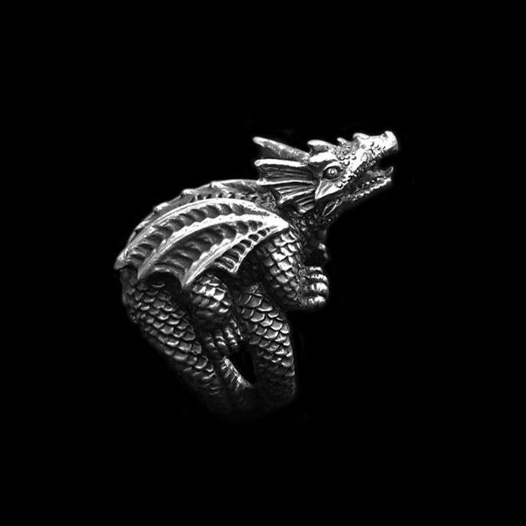 Pterosaur ring 925 Sterling silver Dinosaur rings