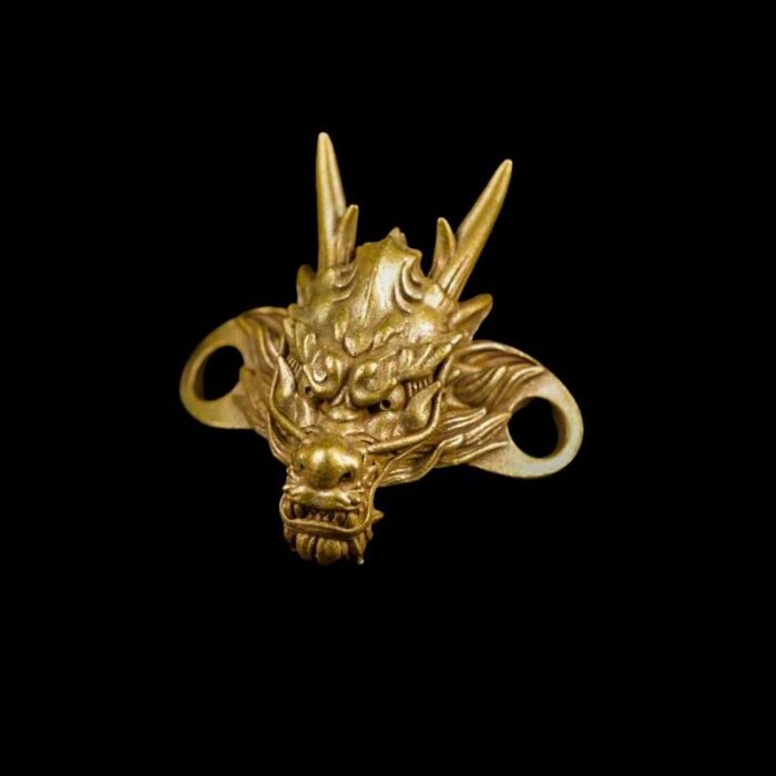 Dragon Shoelace Buckle by MENSSKULL as brass accessory for men
